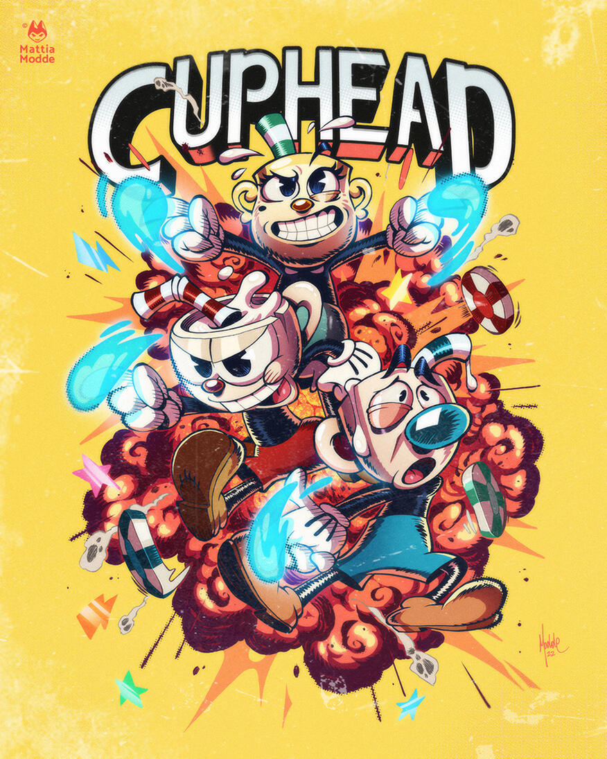 CupHead / Disegno tradizionale - Colorazione digitale